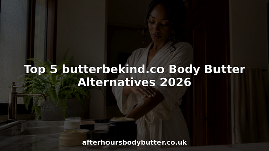 Woman testing natural body butter products